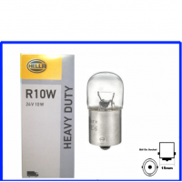 Hella Glühlampe 24 Volt 10 Watt HD BA15s R10W