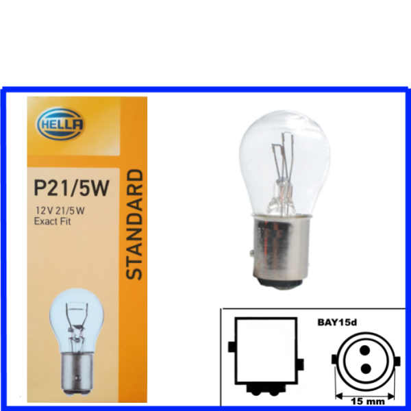 7506 KFZ-Lampe BA15s 12V 21W - UNI ELEKTRO Online-Shop