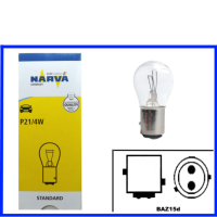Narva Kugellampe 12 Volt 21/4 Watt P21/4W BAZ15d
