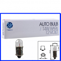 M-Tech Kugellampe 12V 4W BA9s T4W