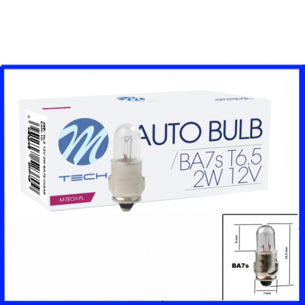M-Tech Kugellampe 12 Volt 2 Watt BA7s T6,5