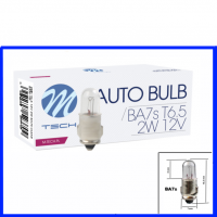 M-Tech Kugellampe 12 Volt 2 Watt BA7s T6,5