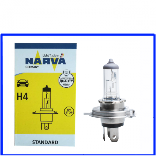 H4 Halogen Glühlampe, 12V, 60/55 Watt