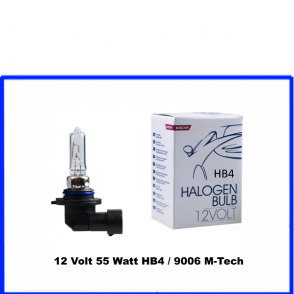 M-Tech Halogen Lampe HB4 12 Volt 55 Watt P22d