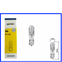 Narva Glassockellampe 12 Volt 1,2 Watt T5  W2x4,6d