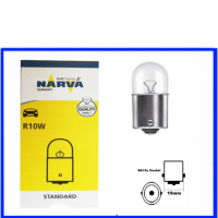Narva Kugellampe 12 Volt 10 Watt BA15s R10W