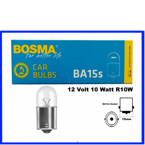 Osram Standlicht Rücklicht Birne R10W BA15s 10Stück - Auswuchtwelt -, 8,00 €