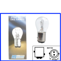 KS Equipment Kugellampe 12 Volt 21/5 Watt P21/5W BAY15d
