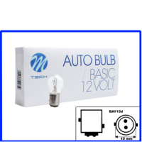 M-Tech Kugellampe 12 Volt 21/5 Watt P21/5W BAY15d