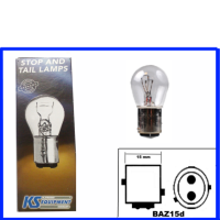 KS Equipment Kugellampe 12 Volt 21/4 Watt P21/4W  BAZ15d