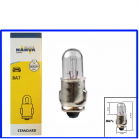 Narva Kugellampe 12 Volt 2 Watt  BA7s