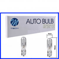 M-Tech Glassockellampe 12 Volt 1,2 Watt T5 W2x4,6d