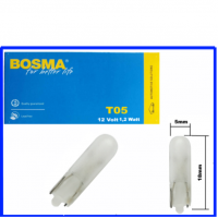 Bosma Glassockellampe 12 Volt 1,2 Watt T5 Frosted