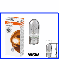 Osram Glassockellampen 12 Volt 5 Watt W5W T10 W2,1x9,5d