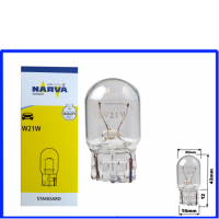 12 Volt 21 Watt T20 W21W W3x16d Narva Glassockellampe