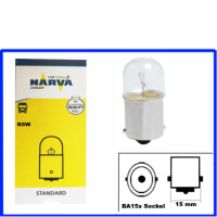 Narva Kugellampe 24 Volt 5 Watt R5W BA15s