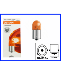 Osram Kugellampe 12 Volt 10 Watt BAU15s RY10W amber orange