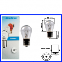 Jahn Kugellampe 12 Volt 18 Watt  BA15s