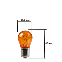 10 Stück M Tech Kugellampe 24 Volt 21 Watt PY21W...