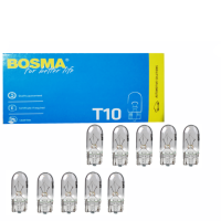 10 Stück Bosma Glassockellampe 24 Volt 3 Watt W3W...