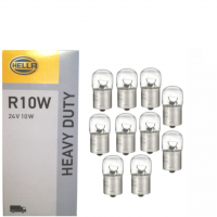 10 Stück Hella Glühlampe 24 Volt 10 Watt HD...