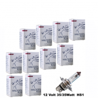 10 Stück M-Tech Halogen Glühlampe HS1 12 Volt...
