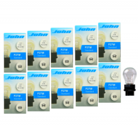 10 Stück Jahn Glassockellampen 12 Volt 27 Watt P27W...