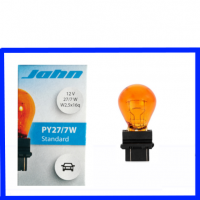 Jahn Glassockellampe 12 Volt 27/7 Watt amber PY27/7W