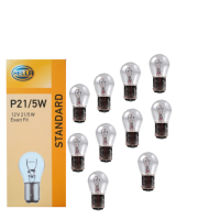 10 Stück Hella Kugellampe 12 Volt 21/5 Watt P21/5W...