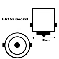 10 Stück Hella Kugellampen 12 Volt 10 Watt BA15s R10W