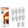 10 Stück Osram Kugellampen 12 Volt 10 Watt BA15s R10W