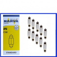 10 Stück Narva Soffitte 12 Volt 5 Watt C5W SV8,5 11...