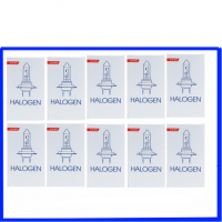 10 Stück M-Tech Halogenlampe H7 12 Volt 55 Watt PX26d