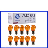 10 Stück M-Tech Kugellampe 12 Volt 21 Watt PY21W...