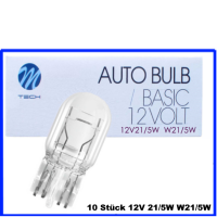 10 Stück M-Tech 12 Volt 21/5 Watt T20  W21/5W W3x16q...