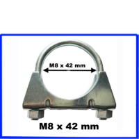 Auspuffschelle Bügelschelle Schelle M8 x 42 mm