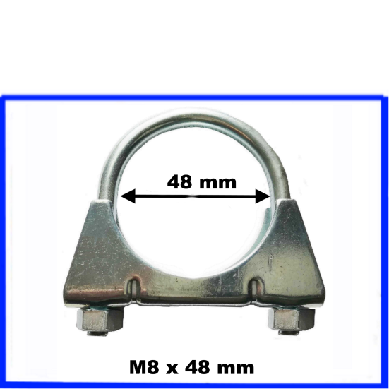 Auspuffschelle Bügelschelle Schelle M8 x 48 mm