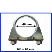 Auspuffschelle Bügelschelle Schelle M8 x 48 mm