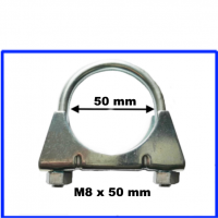 Auspuffschelle Bügelschelle Schelle M8 x 50 mm