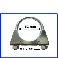 Auspuffschelle Bügelschelle Schelle M8 x 52 mm