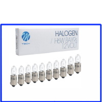 10 Stück M-Tech 12 Volt 6 Watt BAX9s H6W Halogen