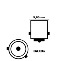 10 Stück M-Tech 12 Volt 6 Watt BAX9s H6W Halogen