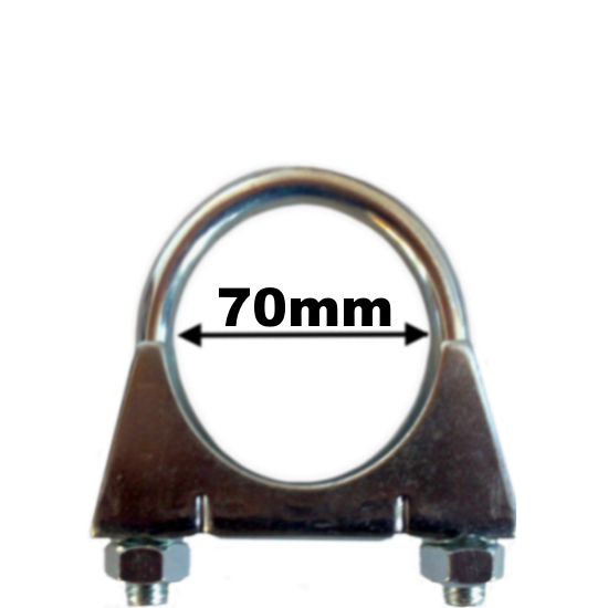 Auspuffschelle Bügelschelle Schelle M10 x 70 mm