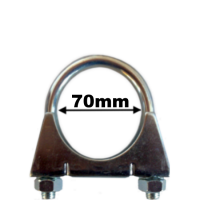 Auspuffschelle Bügelschelle Schelle M10 x 70 mm