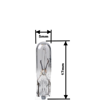10 Stück Hella Glassockellampen 12 Volt 1,2 Watt W1,2W T5  W2x4,6d